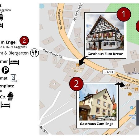 Risa Hotels - Landgasthaus Zum Kreuz Gaggenau Eksteriør bilde